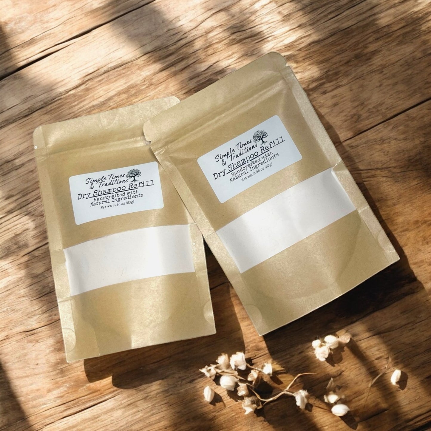 Natural Dry Shampoo Powder Sprayer Refill 2.95oz Non-Aerosol Hair Care