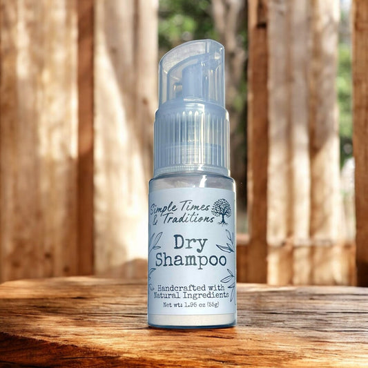 Natural Dry Shampoo Medium Powder Sprayer 1.95 oz Non-Aerosol Hair Care