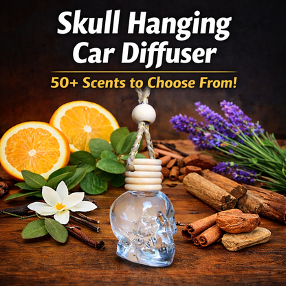 Skull Shaped Hanging Air Fresheners & Diffusers