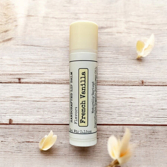 French Vanilla Lip Balm - Natural Ingredient & Handcrafted