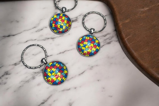 Autism Awareness Keychain