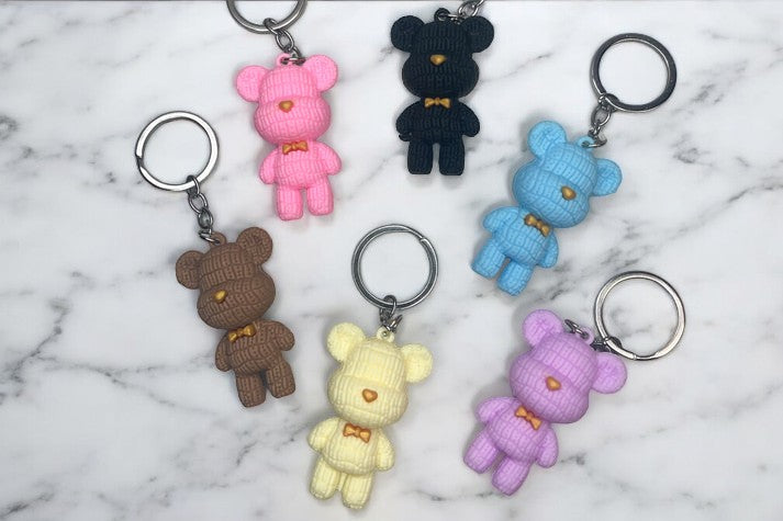 Bear Keychain - Multiple Colors